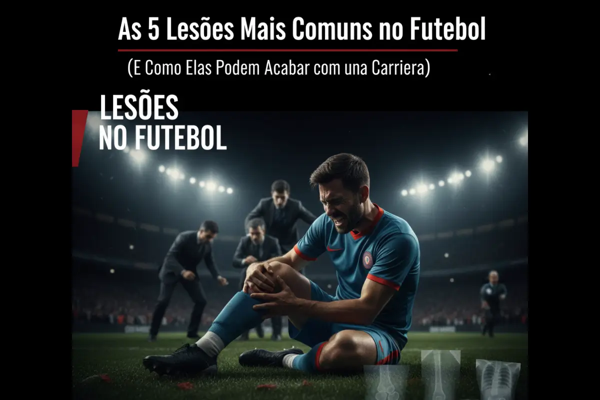 As 5 Lesões Mais Comuns no Futebol (E Como Elas Podem Acabar com uma Carreira)