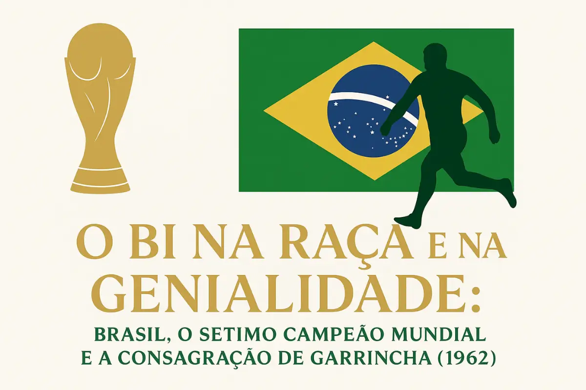 O Bi na Raça e na Genialidade Brasil, O Sétimo Campeão Mundial e a Consagração de Garrincha (1962)