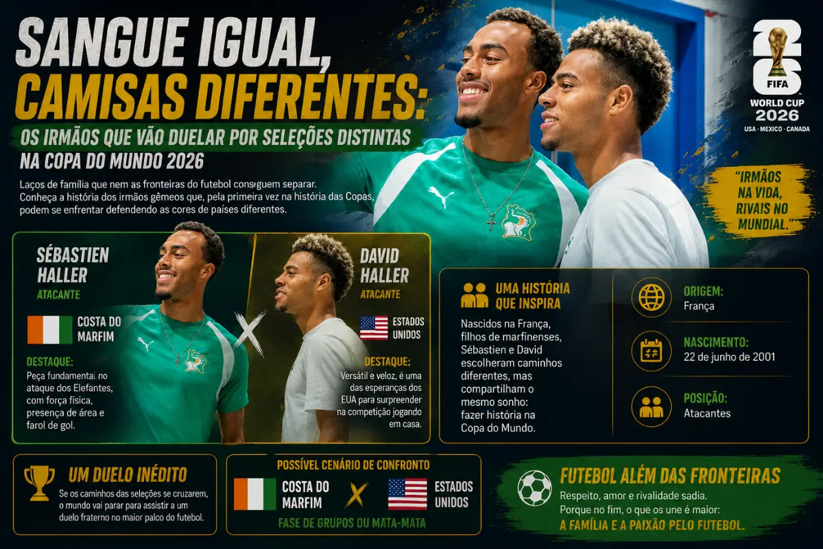 Os Irmãos que Vão Duelar por Seleções Distintas na Copa do Mundo 2026