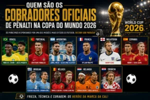 Quem São os Cobradores Oficiais de Pênalti na Copa do Mundo 2026