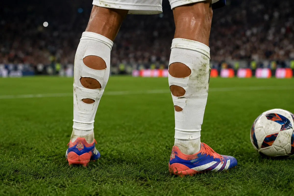 Por que jogadores furam o meião